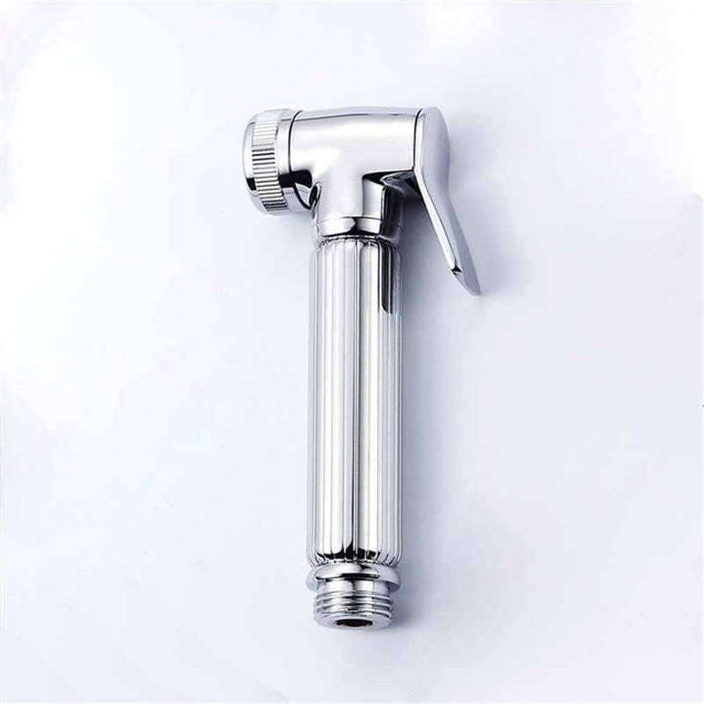 LUNEZY Muslim Bidet Faucets Wall Brass Chrome Cold Water Toilet Corner Valve Handheld Hygienic Shower Head Anal Cleaning Ass Bidet Dusche Shattaf,Chrome Set 1