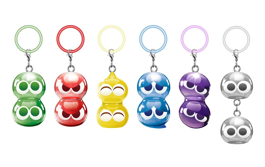 ぷよぷよ マスコットめじるしチャーム 黃紫青 12個セット Amazon | ぷよぷよ マスコットめじるしチャーム [全6種セット