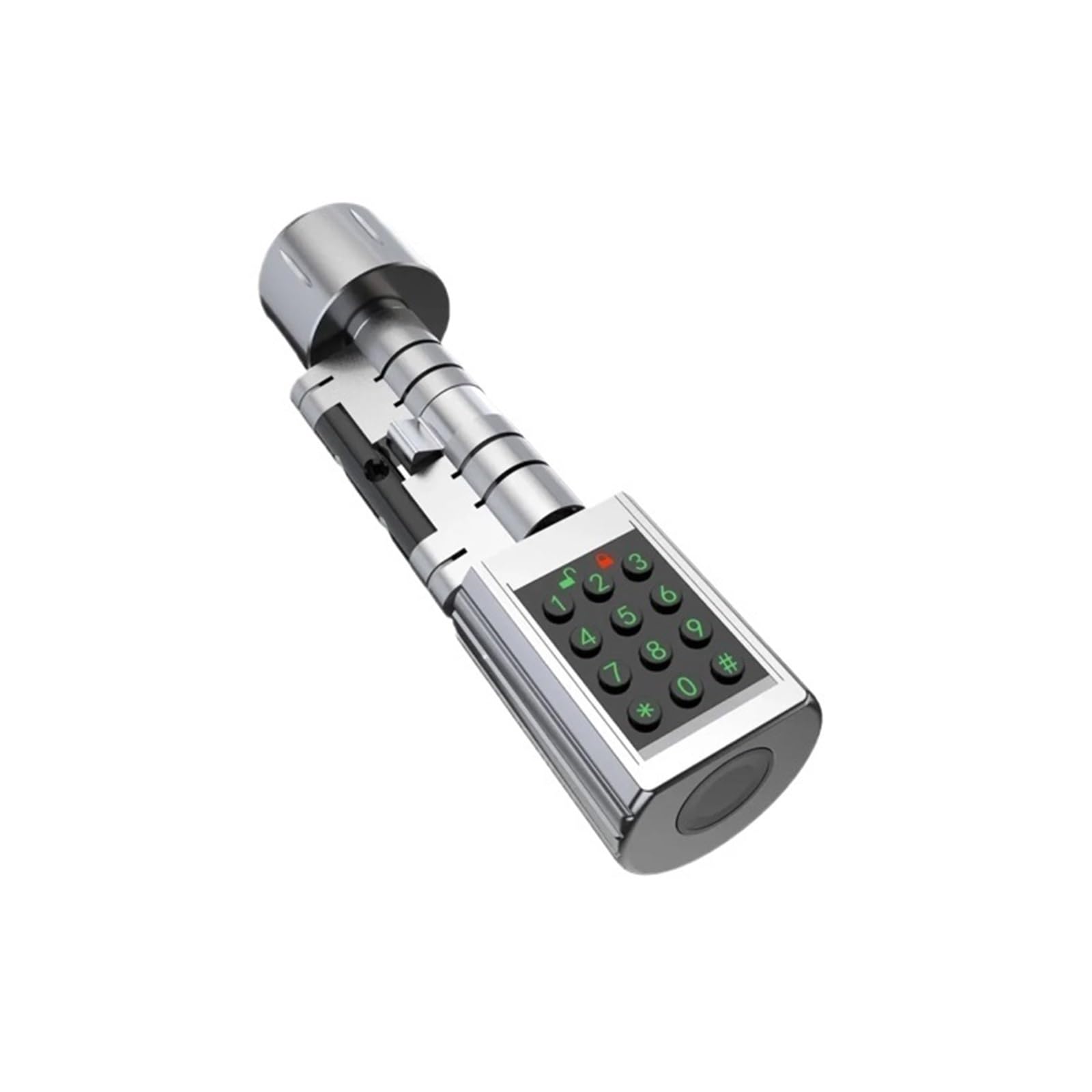 TTLOCK Fingerprint Door Lock，Easy to Replace Smart Electronic Door Lock，with DIY Cylinder Core Fingerprint APP IC Card Unlock(with gateway-65mm)