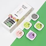 BERVEAL Organic Clay Mask Kit Private Label Turmeric Green Tea Pink Rose Face Mud Clay Mask Facial Mask For Acne Skin (SET 01)