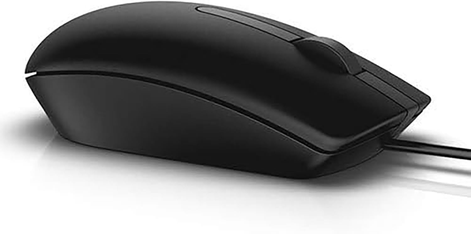 Optical Wired Mouse, Black Plug and Play