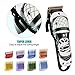 Pro Cordless Hair Clippers Electric Hair Cutting Machine Kit Rechargeable Wireless Hair Grooming Trimmers Set with 8 Color Guide Combs for Men Kids Babies Family Home