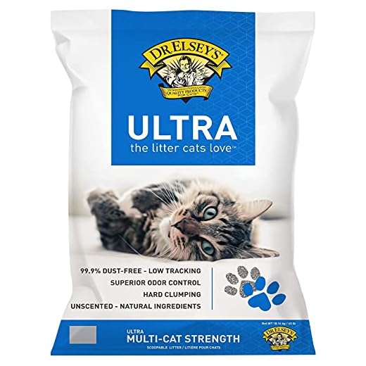 Dr. Elsey's Ultra Premium Clumping Cat Litter, 40 Lb / 18.14 Kg (Pack May Vary)