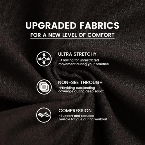 GAYHAY High Waist Yoga Pants with Pockets, Leggings for Women Tummy Control Compression Workout Leggings for Women
