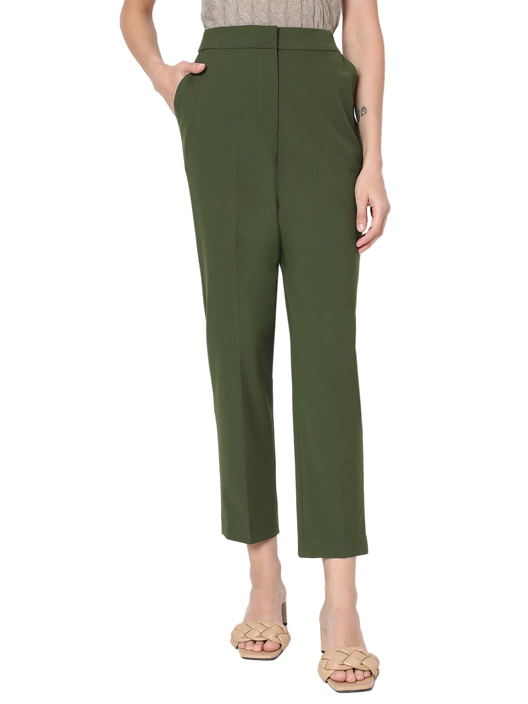 VERO Moda Women's High Rise Slim Fit Formal Pants - Review, Price and Buying Guide