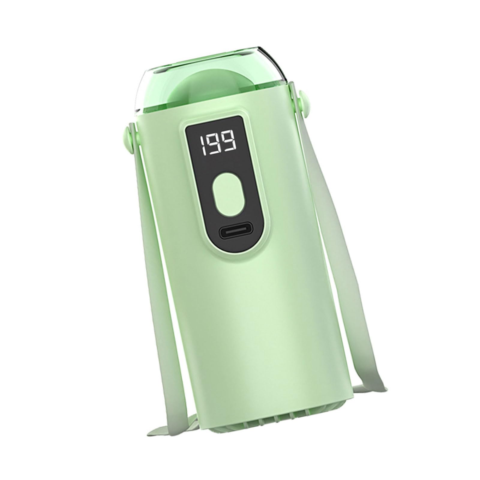 TAZIZI Desk Fan Small Clip on Portable Cooling Digital Display 199 Speed Strong Low Noise 360 Degree Rotation Cooling Clip