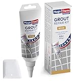 Tile Grout Repair, Beige 8.8 oz/250gr. Fast Drying Grout Repair Kit, Grout Filler Tube Repair Kit, Tile Grout Paint, Grout Sealer Restore and Renew Bathroom Floor, Tile Gaps, Joints, Lines