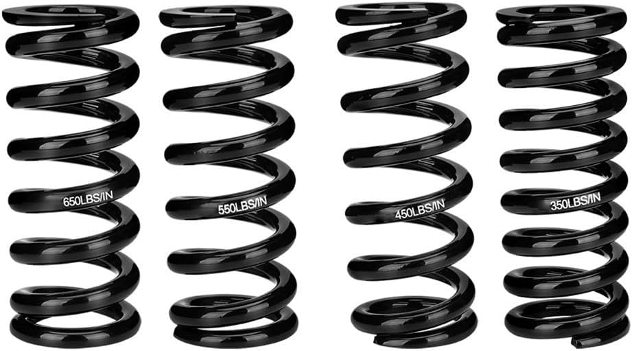 Rear Shock Absorber Spring for KS 291R/260, 30mm ID, 350-650 LBS, SWI200 Steel Replacement Part for Cycling Suspension(750LBS for 190/200MM)