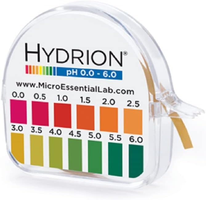 Hydrion S/r Dispenser 0.0-6.0 pH Range Roll