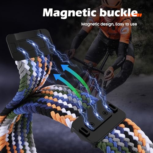 20mm Braided Bands Compatible With Amazfit Active 3 Premium/Active 2/Active by Zeeflufun - Used condition - Image 3