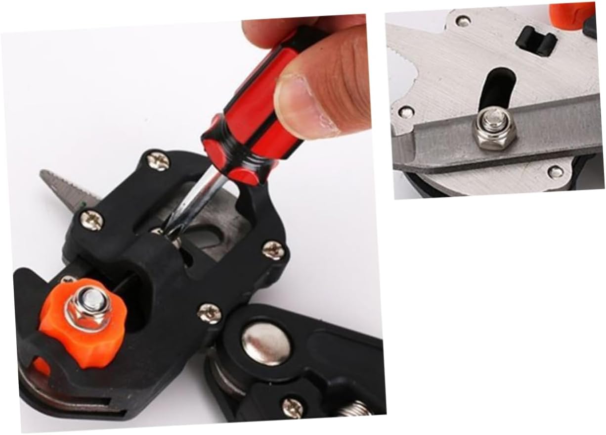 VOSAREA 3pcs Grafting Shears Multi Function Bud Cutter for Fruit Trees Durable Tree Scissors with Blades and Tapes for Efficient Gardening and Easy Branch Trimming