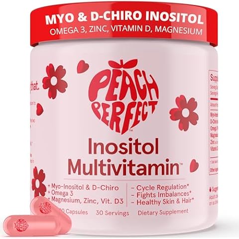 Peach Perfect Inositol Multivitamin Capsules Cover