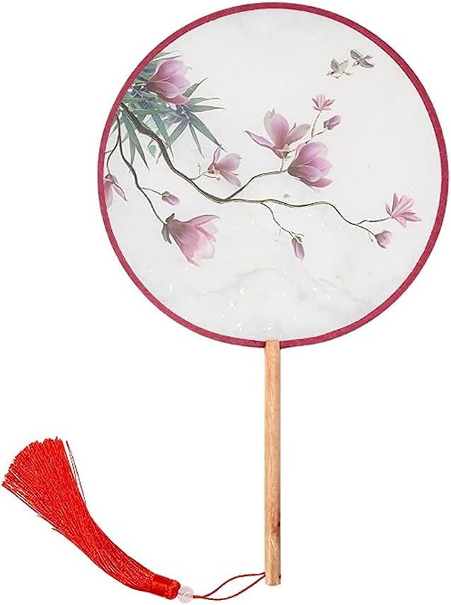 Folding Fan Art Fan Antike Quasten Klassischer Fan Lander Fan Home Ceremonial Decorative Folding Fan (Color : C) (A)