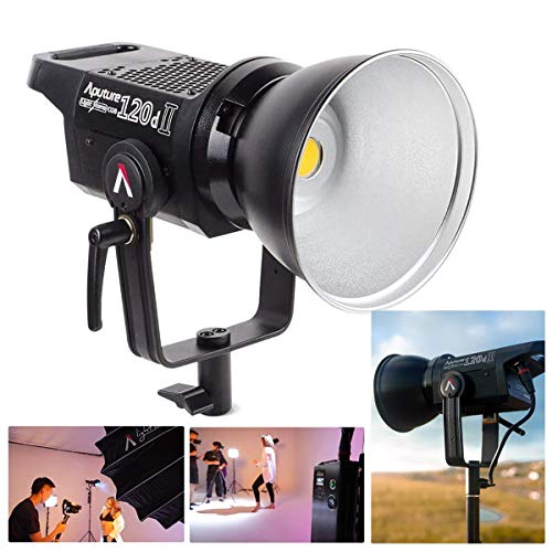 Aputure Light Storm 120D Mark ii，Aputure LS C120D II Updated Daylight 180W LED Continuous V-Mount Video Light w Ulanzi Cleaning cloth
