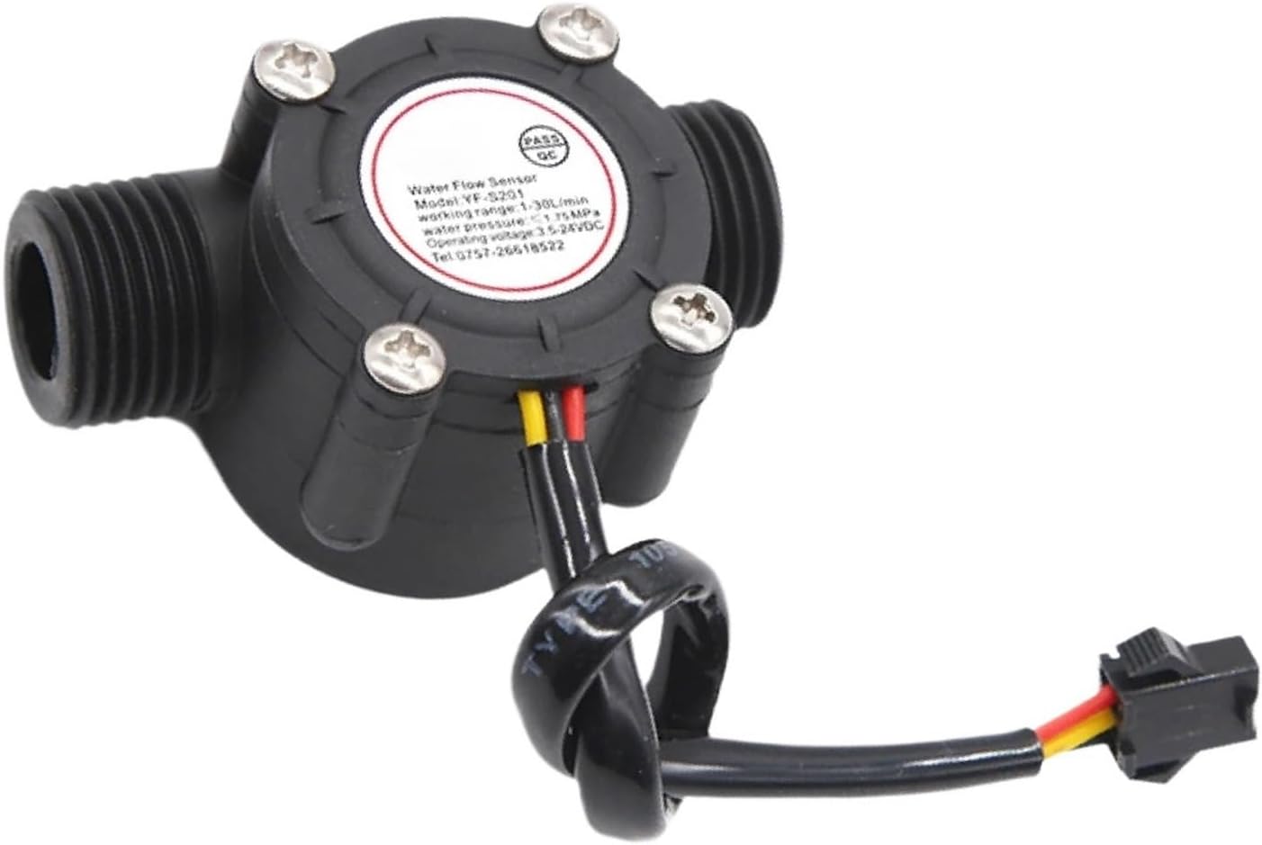 YF-S201 Flow Sensors Water Flow Sensor Effect Liquid Meter G1/2 1/2 Inch Irrigation Turbine Fluid Measurement(FS300A DN 20)