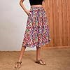 Witsmile Chiffon Midi Skirts for Women Summer Plea... #1