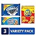 OREO, RITZ, & CHIPS AHOY! Snack Variety Pack, Cracker Snacks, Cookie Snacks, Family Size - 3 Packs
