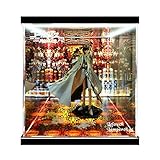 Dimensioni: Dimensioni: 28cm * 28cm * 28cm altezza (escludendo spessore del bordo della lampada), può essere applicato a vari modelli di figure in PVC 7/1