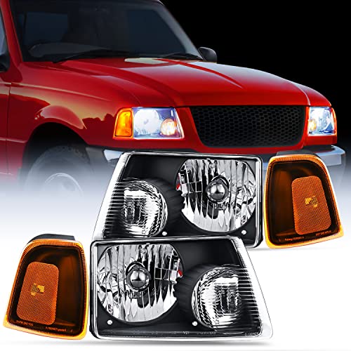 Nilight Headlight Assembly Compatible with 2001 2002 2003 2004 2005 2006 2007 2008 2009 2010 2011...