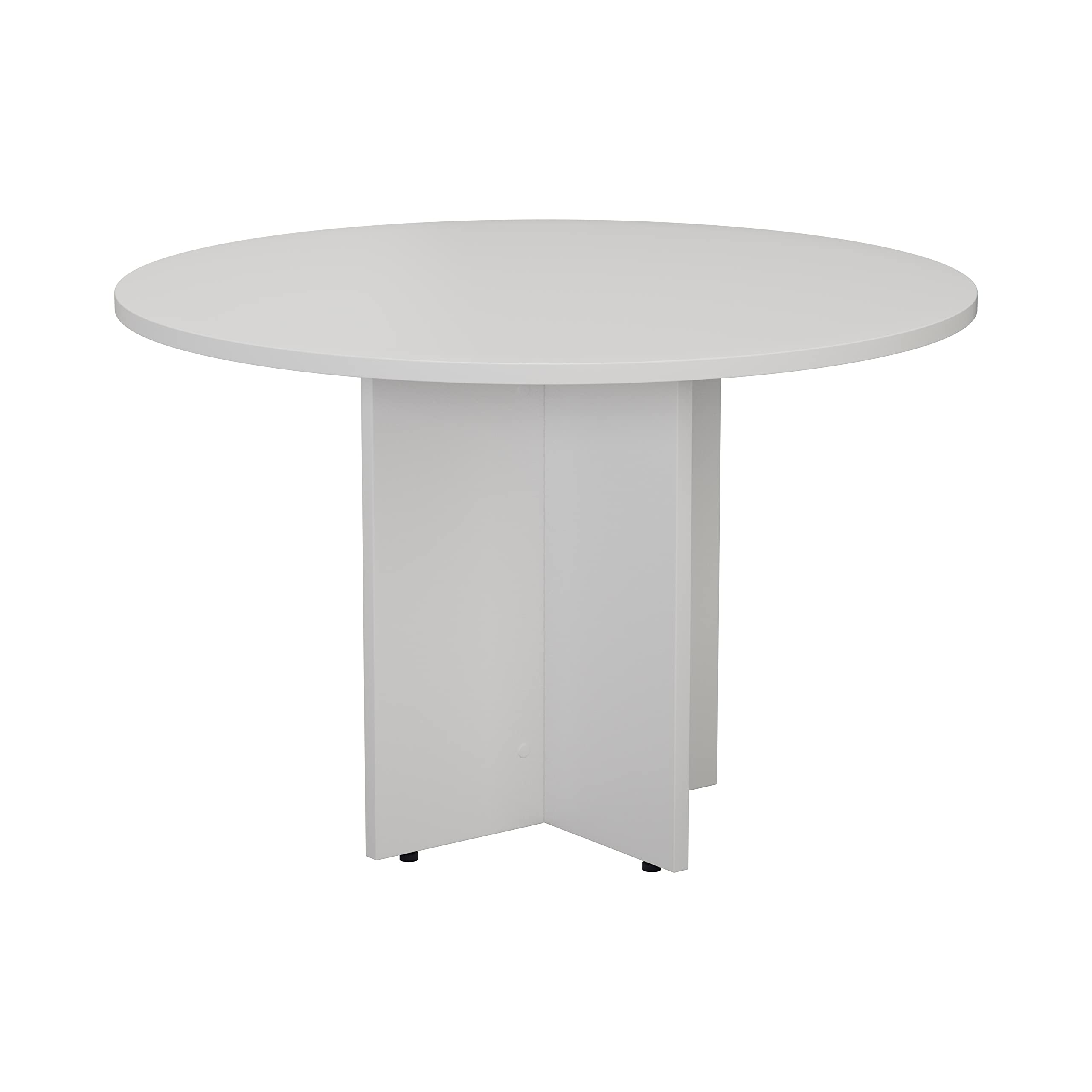 Office Hippo Heavy Duty Meeting Boardroom Office Table, White, 110 x 110 x 73 cm
