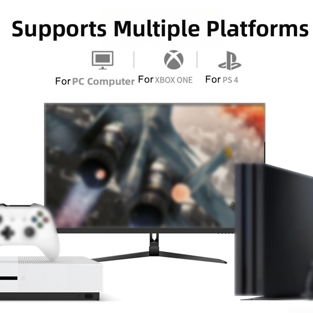 Controlador de vuelo de PC para Windows 10 con PS4 y Xbox compatible con joystick simulado para aviación y juegos de vuelo