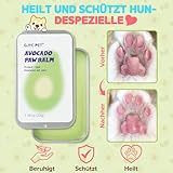 GJYC PET Avocado Tierpfotenpflege Butter 33g für Katzen & Hunde - Natürliche Feuchtigkeitspflege, Tiefe Pflege, Tierpfotenpflege Creme, Anti-Trockenheit, Weicht & Schützt Pfotenplättchen