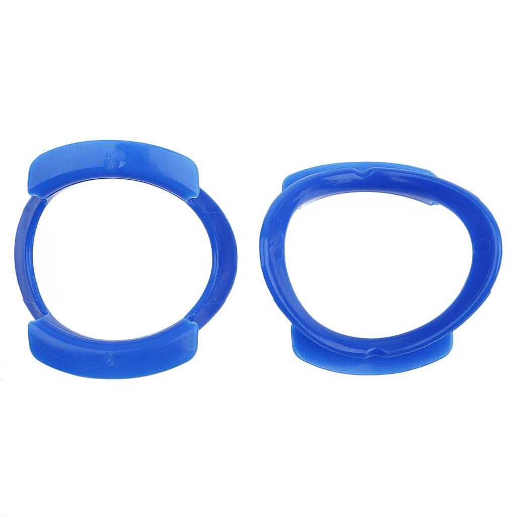 THE STYLE SUTRA 2 Pcs Dental Teeth Whitening Cheek Retractor Model O-Shape Blue-image-0