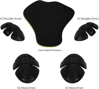 Vance Leather Mens All-Season Reflective Mesh & Textile Motorcycle Jacket w/CE Armor & Removable Liner