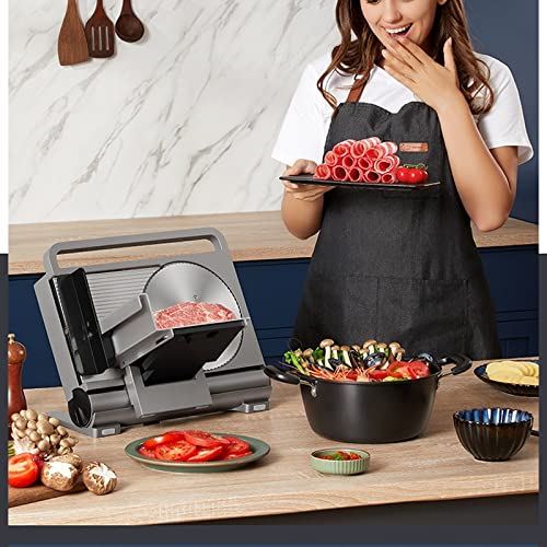Cortadora de carne eléctrica ajustable con cuchilla inoxidable miniatura 3