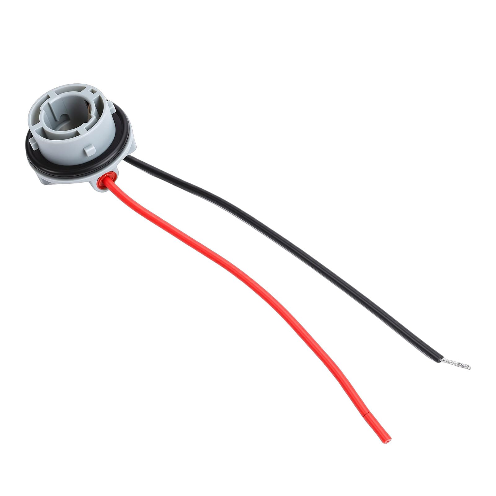 KIMISS 1156 LED Bulb Socket Holder, for Cars Trucks SUVs, Pre Wired Turn Signal Brake Tail Light Harness Plug Connector, Plastic LED Bulb Extension