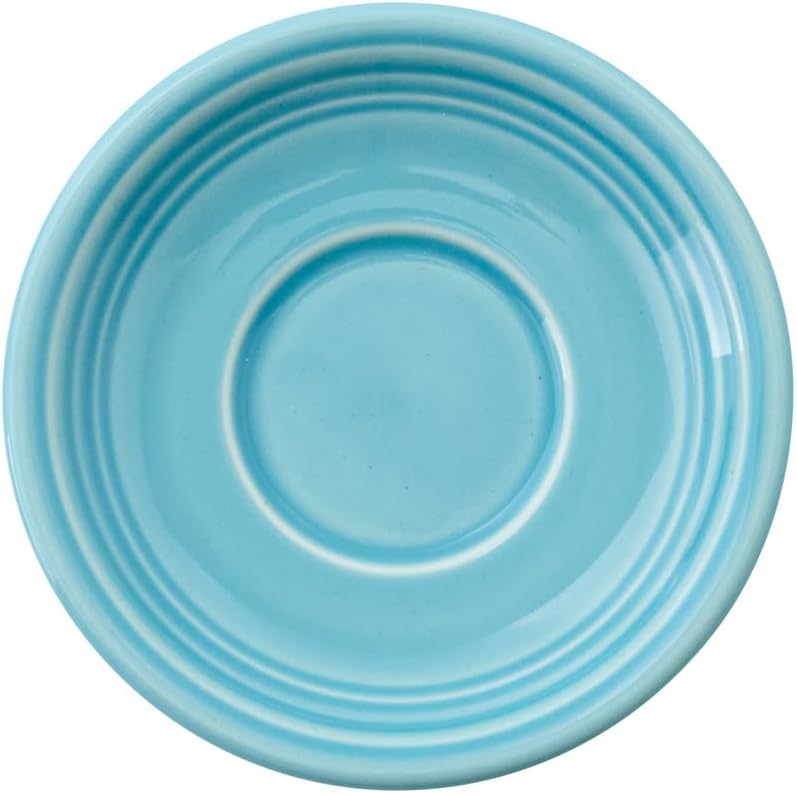 Koyo Pottery 12686055 Orbit Turquoise Blue Coffee Saucer, Dishwasher Safe, Made in Japan