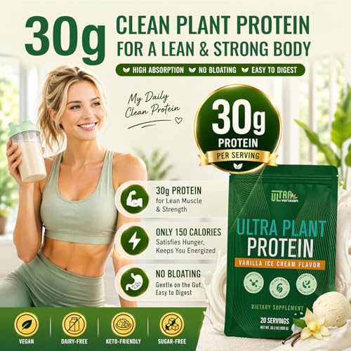 30g Organic Vegan Protein Powder Plant Based Meal Replacement 20 Billion Probiotics 0g - image 8