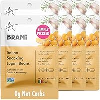 Algopix Similar Product 12 - BRAMI Lupini Beans Snack Garlic 