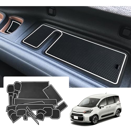 【GAFAT】トヨタ シエンタ MXPL10G/MXPL15G/MXPC10G型 3代目 R4~ 新型 専用 シエンタ 10系 ドアポケットマット ラバーマット ゴム 防音 ドリンクホルダー ドレスアップ インテリアラバーマット カスタムパーツ 汚れ防止