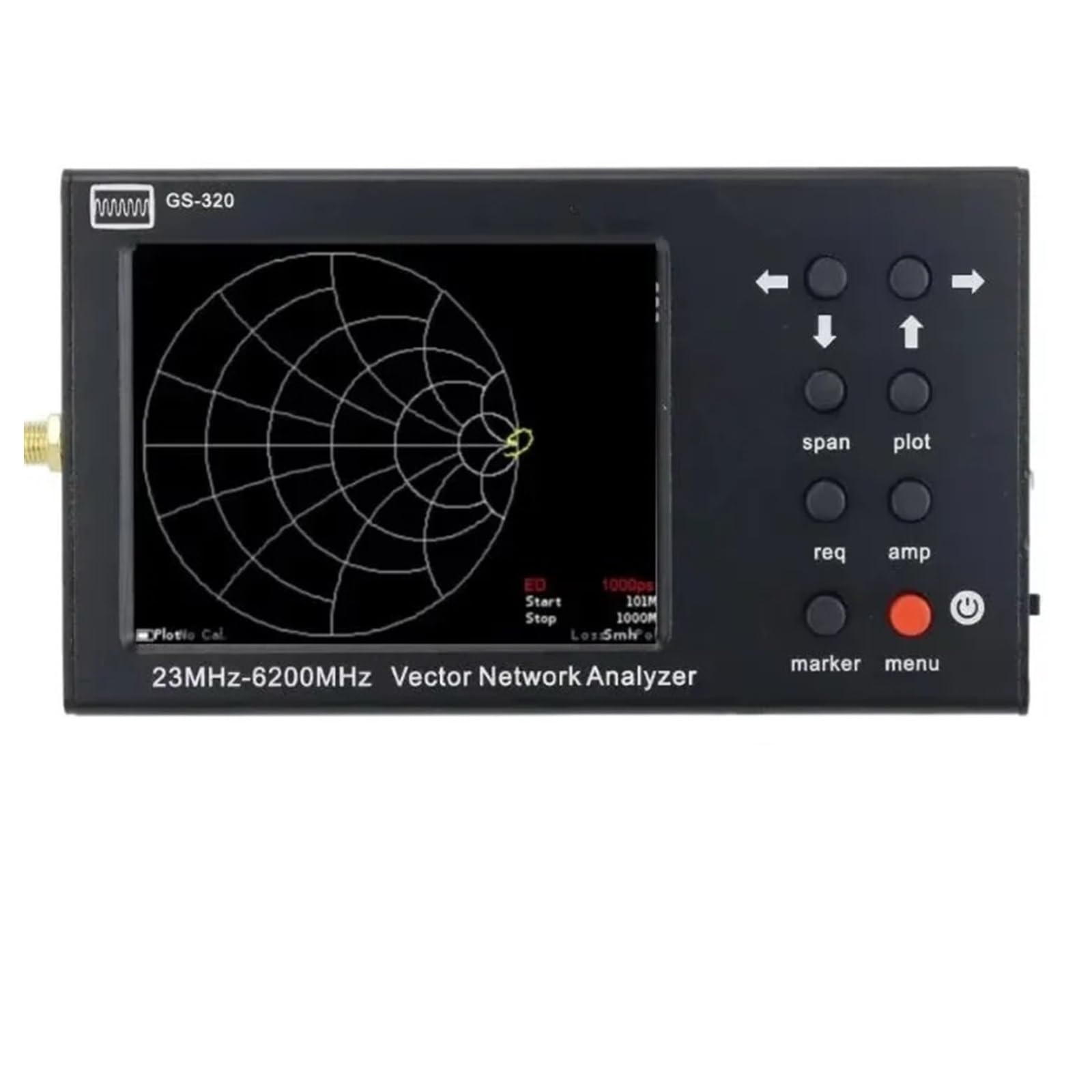 Analizator sieci wektorowych GS320 6 GHz HT6 Antena logarytmiczna okresowa Pomiar napięcia Współczynnik fali stojącej 6-9 dB EMC Szerokopasmowy