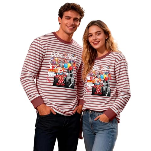 Costume de clown femme et t-shirt rayé rouge blanc grande taille