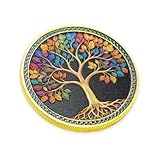 Unique Tree of Life Inspirational Challenge Coin, Be Like A Tree Motivational Token Medallion, Positive Energy Spirit Meditation Charm, Spiritual Recovery Gift