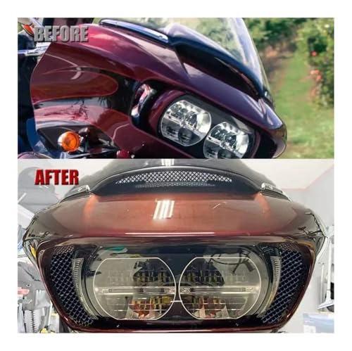 Cache phare et grille de carénage pour Road Glide 2015-up