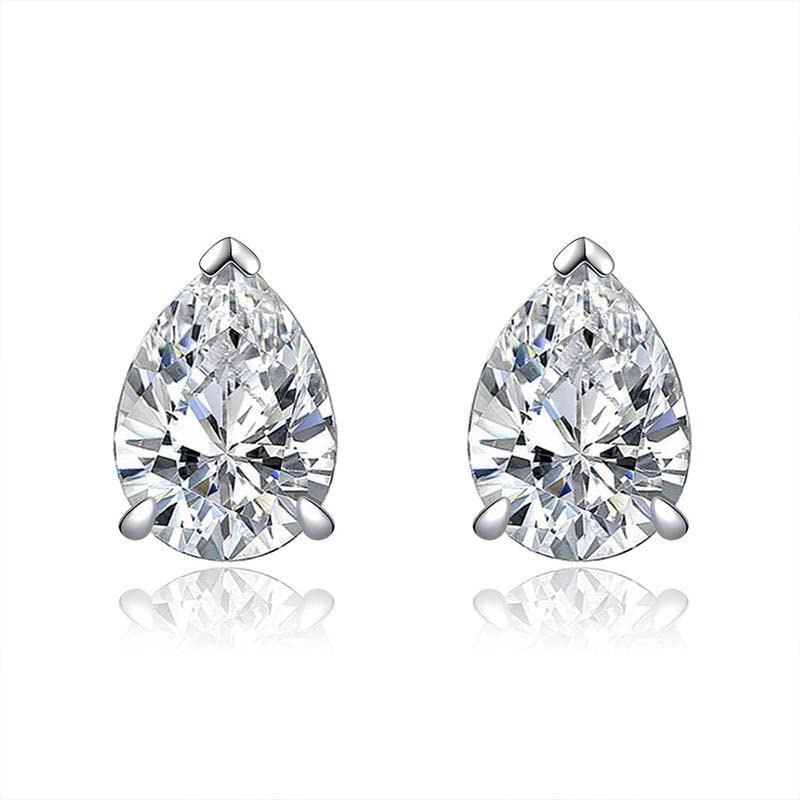 See full amazon price history chart for I Jewels Sparkling Silver Plated Pear Solitaire stone studded Stud Earrings Women and Girls (E2984) I Jewels Sparkling Silver Plated Pear Solitaire stone studded Stud Earrings Women and Girls (E2984) (B0BXXJ63FZ) Amazon Price History, Amazon Price Tracker