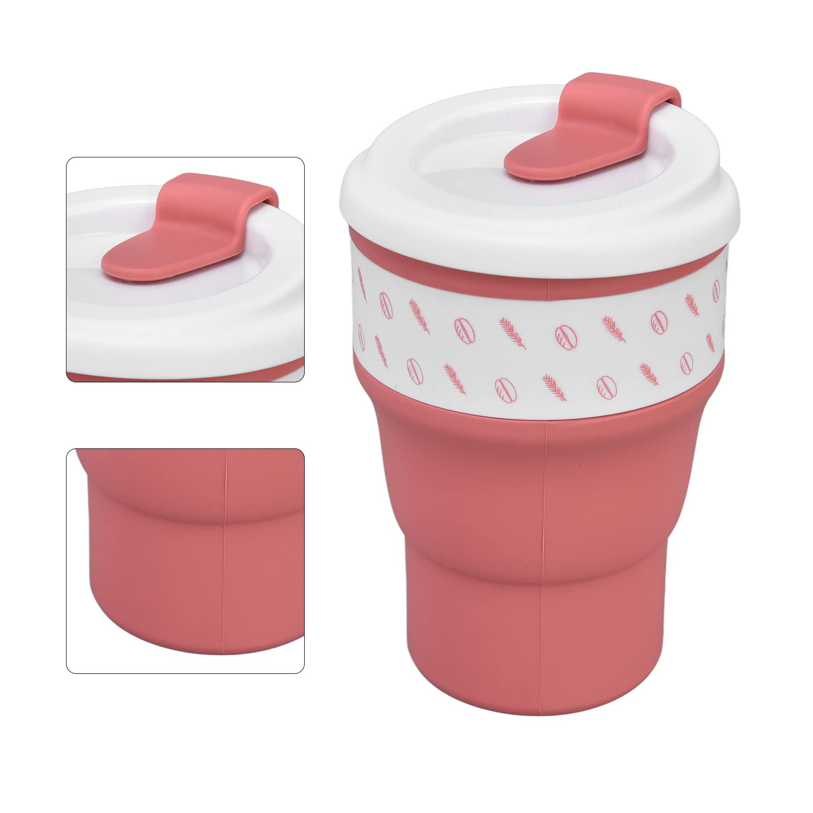 ZORILO Lustige Tasse Kaffeetasse Geburtstag Weihnachten Geschenk Faltbare Kaffeetasse Faltbare Reisebecher Wiederverwendbar für Camping