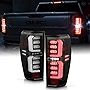ACANII - For [Incandescent Type] 2019-2023 GMC Sierra 1500 20-23 2500HD 3500HD Black LED Tube Tail Lights Brake Lamps
