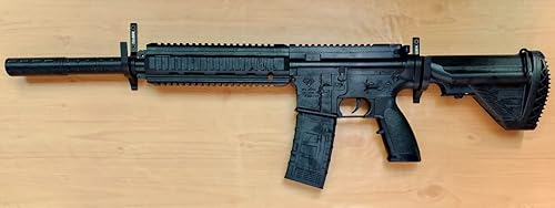 Miniatura 3 de Soporte de pared para armas, estantes horizontales para pistolas para pared, perchas de aluminio duraderas para almacenar rifles, escopetas y arcos,