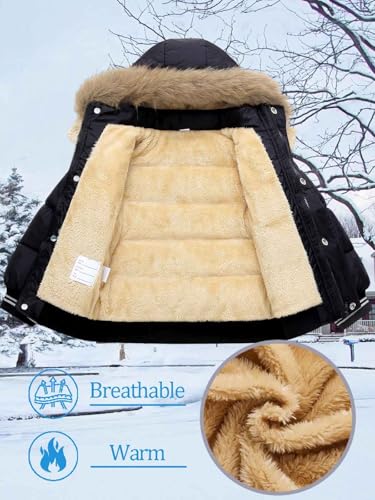 Baby Boys Girls Winter Thick Hooded Down Jacket Warm Snow Jackets Toddler Outdoor Coat 1-6 Years4