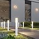 doporro Wegeleuchte Außen IP65 Gartenleuchte Mit Strom LED 3000K 80,6 cm Outdoor Stehlampe Für Terrasse Gartenweg Einfahrt Moderne Pollerleuchte Sandweiß