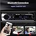 Autoradio Bluetooth, Rixow Manos Libres Estéreo de Coche, Apoyo de Reproductor MP3,...