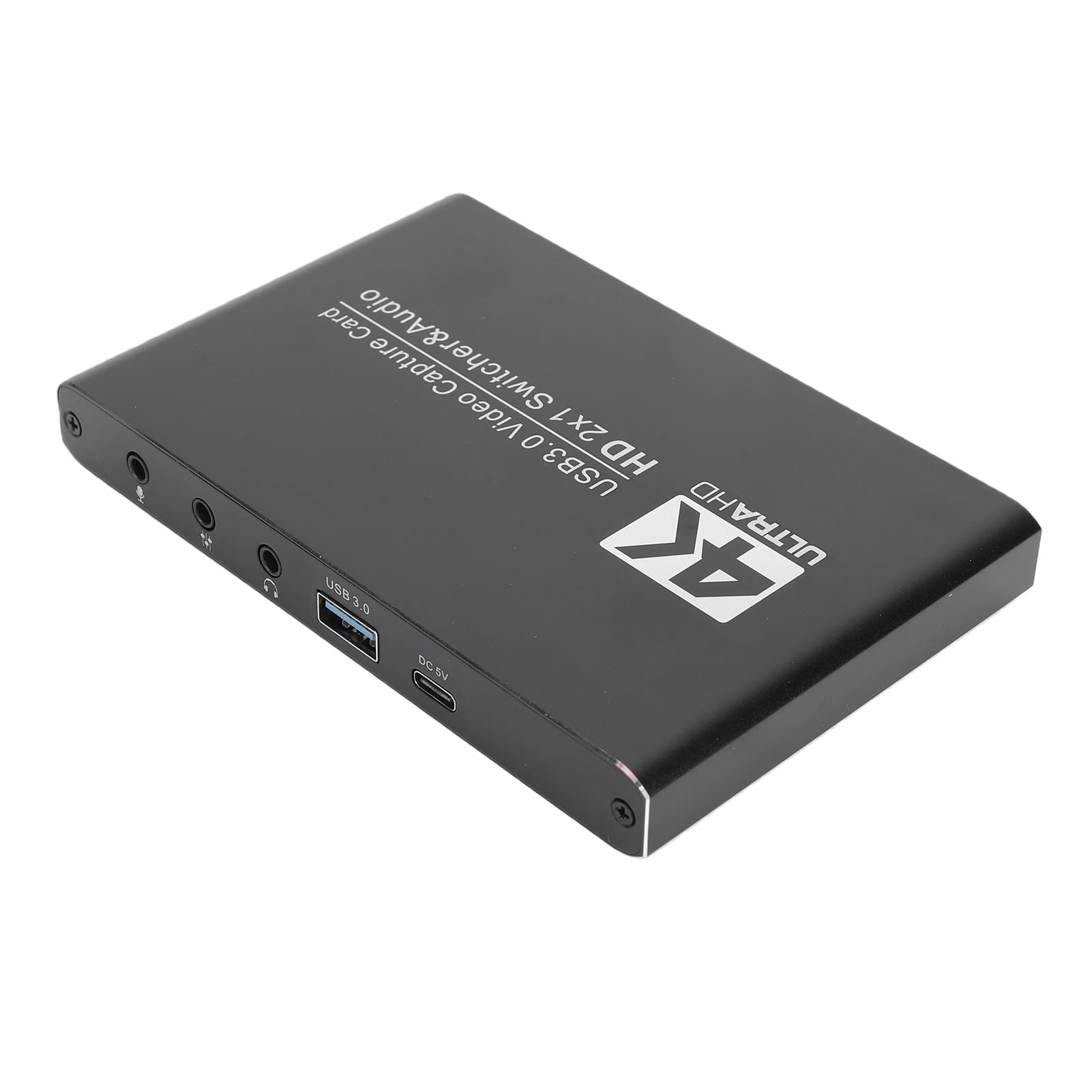 Jectse Tarjeta de Captura 4K, Tarjeta de Captura de Vídeo USB 3.0 con Salida de Bucle 4K60Hz 1080P240FPS, Plug Play de Baja Latencia, para Switch OBS Streaming Gaming PC