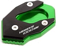 Vista 8 de para Kawasaki para VERSYS1000 para Versys 1000 SE para Versys1000SE 2015-2021 motocicleta CNC Kickstand lateral soporte extensión ampliadora Pad
