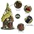 AIINY Garden Decor Outdoor Solar Statues, 9.4Inch Resin Fairy Garden Solar Lights Birthday Gifts for Women Yard Decorations, Gardening Gifts for Patio, Balcony, Porch Decor