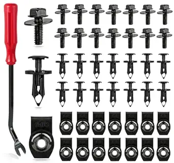 Xislet 45‑Piece Universal Engine Splash Shield and Fender Liner Fastener Kit