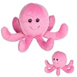 The Dreidel Company Plush Octopus Mighty Mights, 3.5